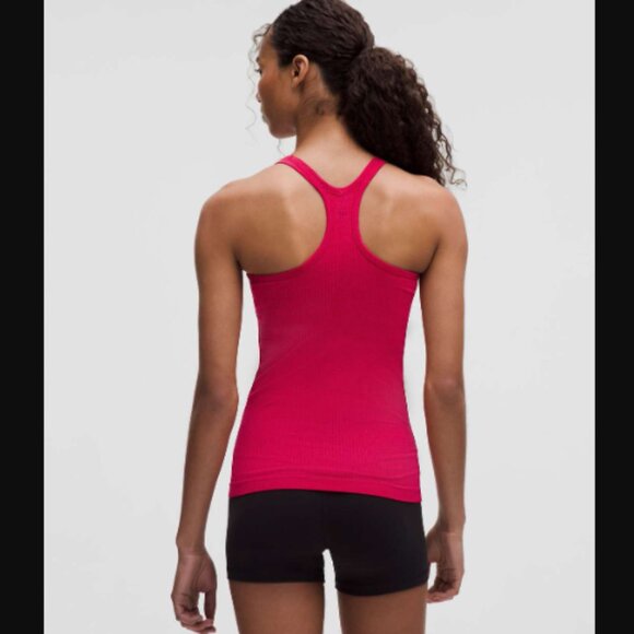 Lululemon Athletica Ebb To Street Tank Top Pink Dragonfruit Size 6 Retail $68.00 - Picture 5 of 6